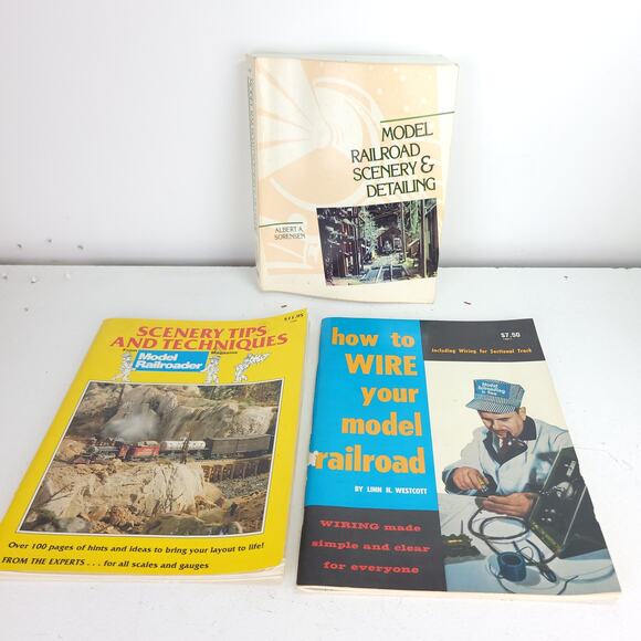 Model Railroad Scenery and Wiring Books - Picture 1 of 16